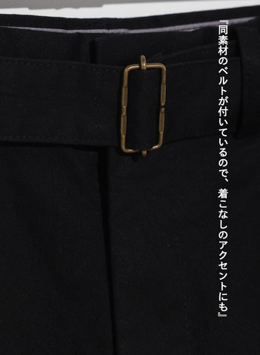 McGREGOR EDIT-B 2タックショーツ 詳細画像 Black 6