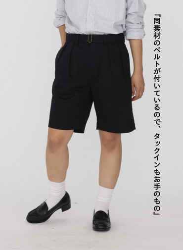 McGREGOR EDIT-B 2タックショーツ 詳細画像 Black 7
