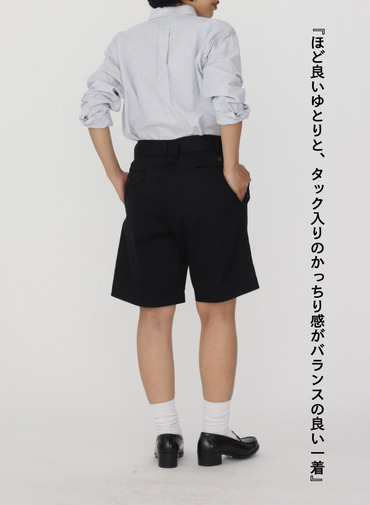 McGREGOR EDIT-B 2タックショーツ 詳細画像 Black 9