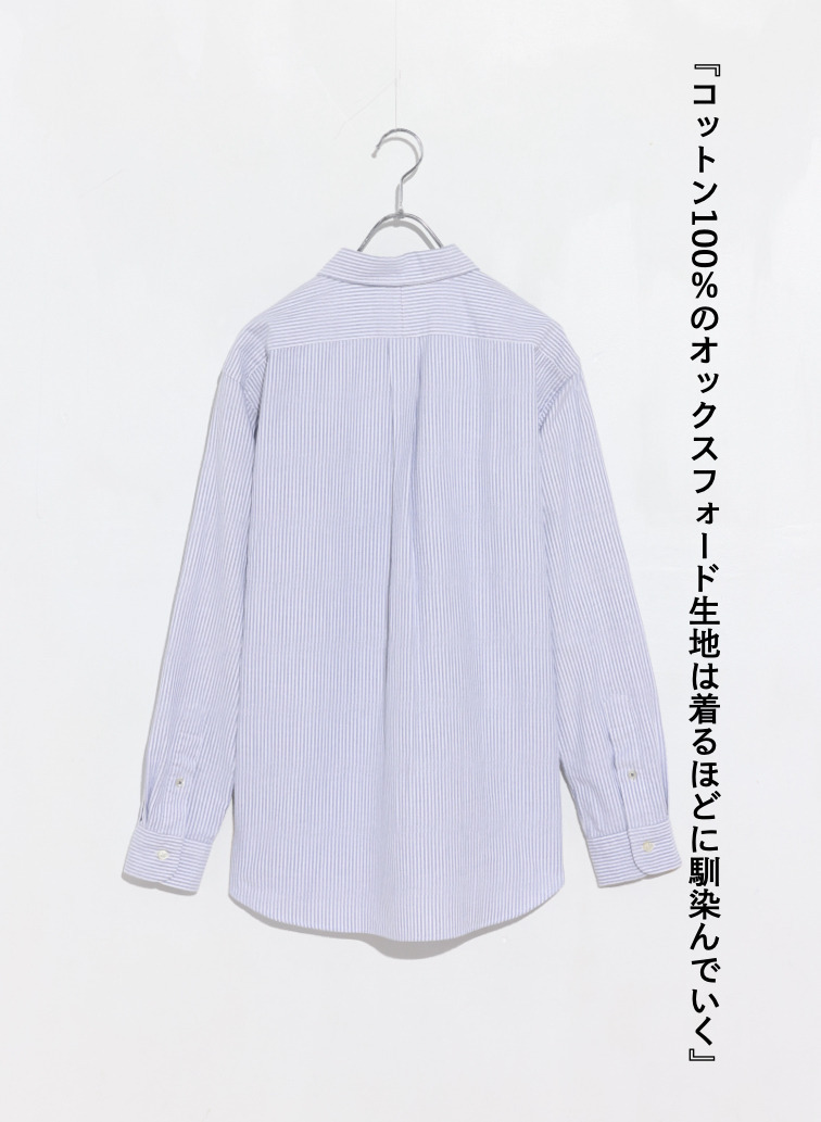 McGREGOR EDIT-B オックスフォードB.D.シャツ 詳細画像 Navy 2