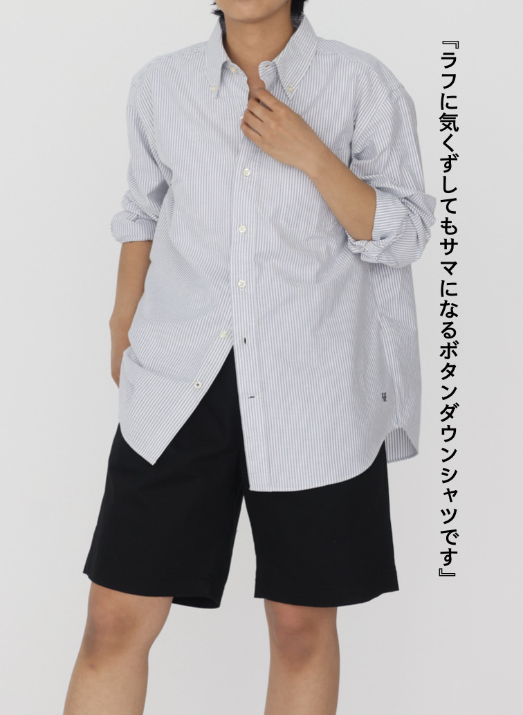 McGREGOR EDIT-B オックスフォードB.D.シャツ 詳細画像 Navy 6