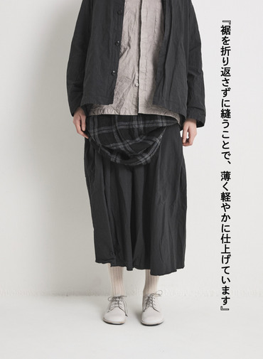 V&eacute;rit&eacute;coeur タックスカート 詳細画像 Gray 5