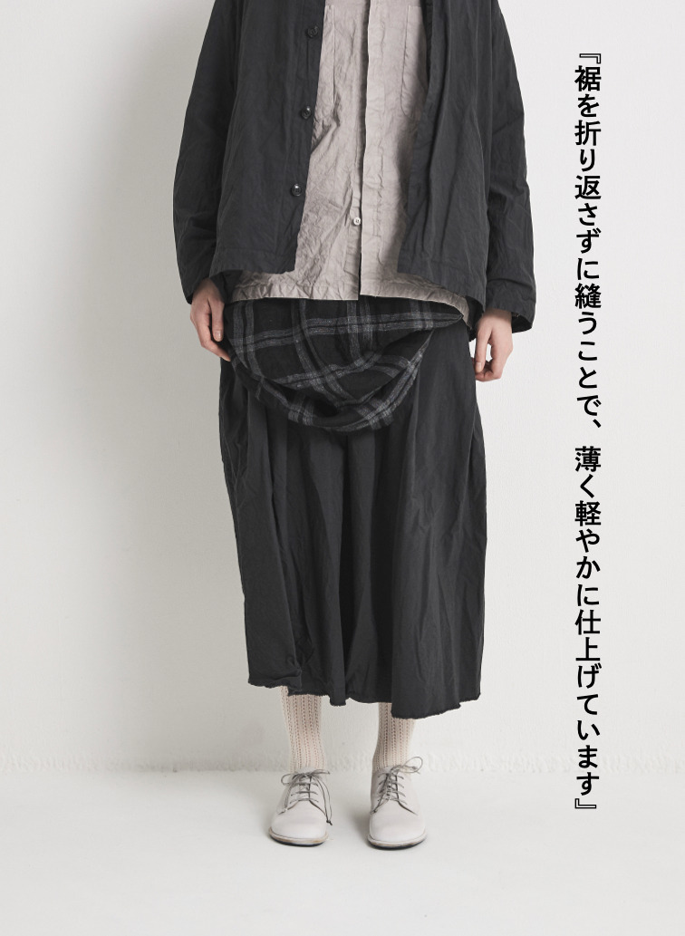 V&eacute;rit&eacute;coeur タックスカート 詳細画像 Gray 5