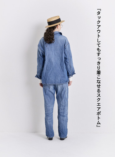 V&eacute;rit&eacute;coeur デニムプルオーバーシャツ 詳細画像 Indigo 7