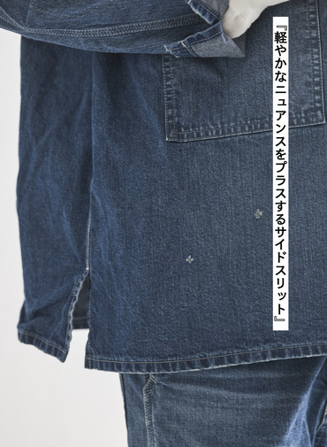 V&eacute;rit&eacute;coeur デニムプルオーバーシャツ 詳細画像 Indigo 9