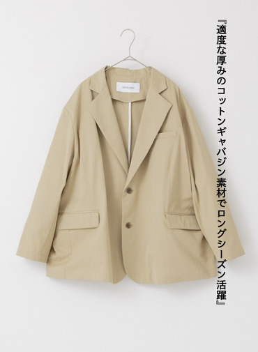 【ESSENTIALS】テーラードジャケット 詳細画像 Beige 9