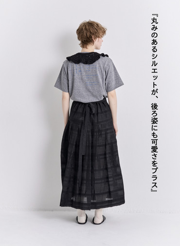 V&eacute;rit&eacute;coeur かぎ針編みつけ襟 詳細画像 Black 4