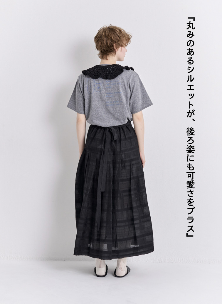 V&eacute;rit&eacute;coeur かぎ針編みつけ襟 詳細画像 Black 4