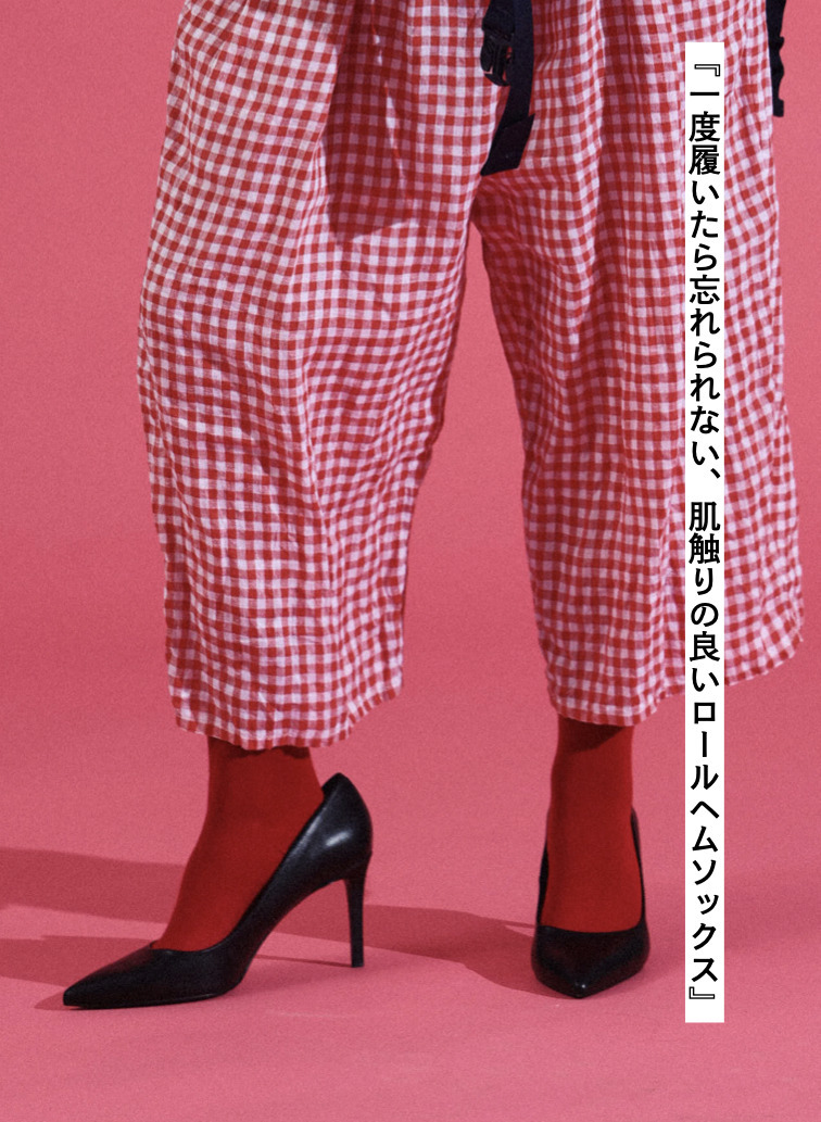 V&eacute;rit&eacute;coeur ロールヘムソックス 詳細画像 Red 1