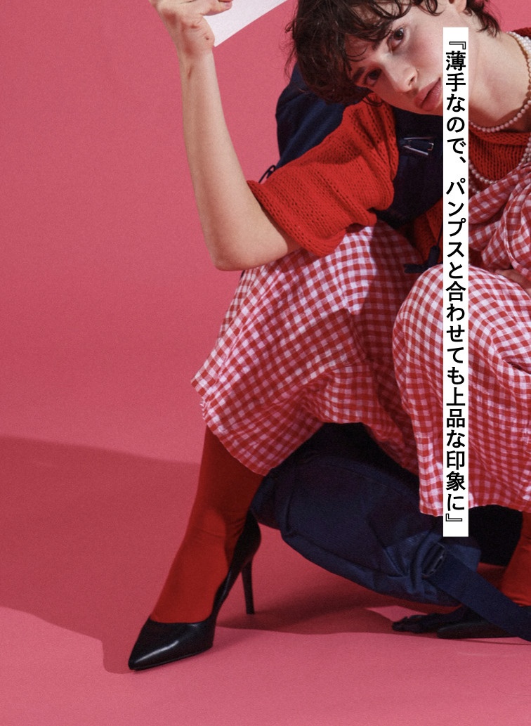 V&eacute;rit&eacute;coeur ロールヘムソックス 詳細画像 Red 2