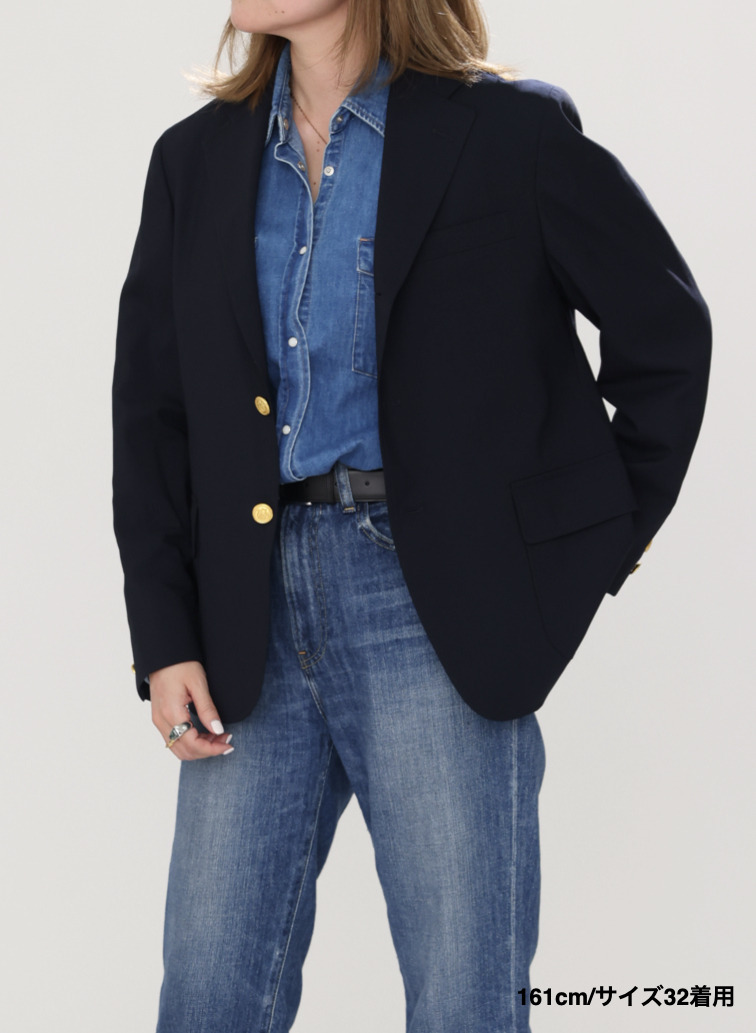 J.PRESS ORIGINALS 3Bブレザー【UNISEX】 詳細画像 Navy 15