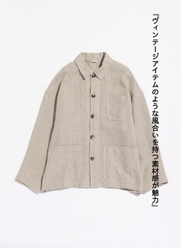 LENO リネンカバーオール 詳細画像 Oatmeal 3