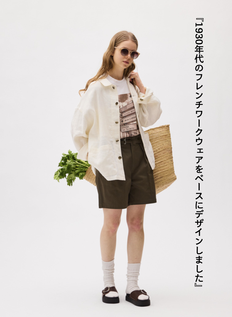 LENO リネンカバーオール 詳細画像 White 2