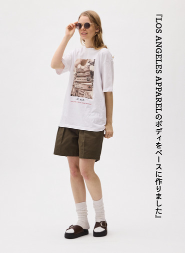LENO フォトTシャツ 詳細画像 White 2