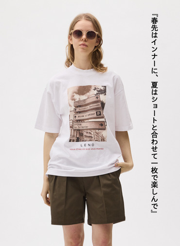 LENO フォトTシャツ 詳細画像 White 3