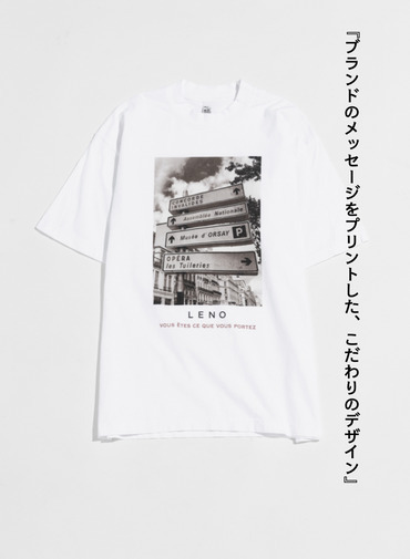 LENO フォトTシャツ 詳細画像 White 4