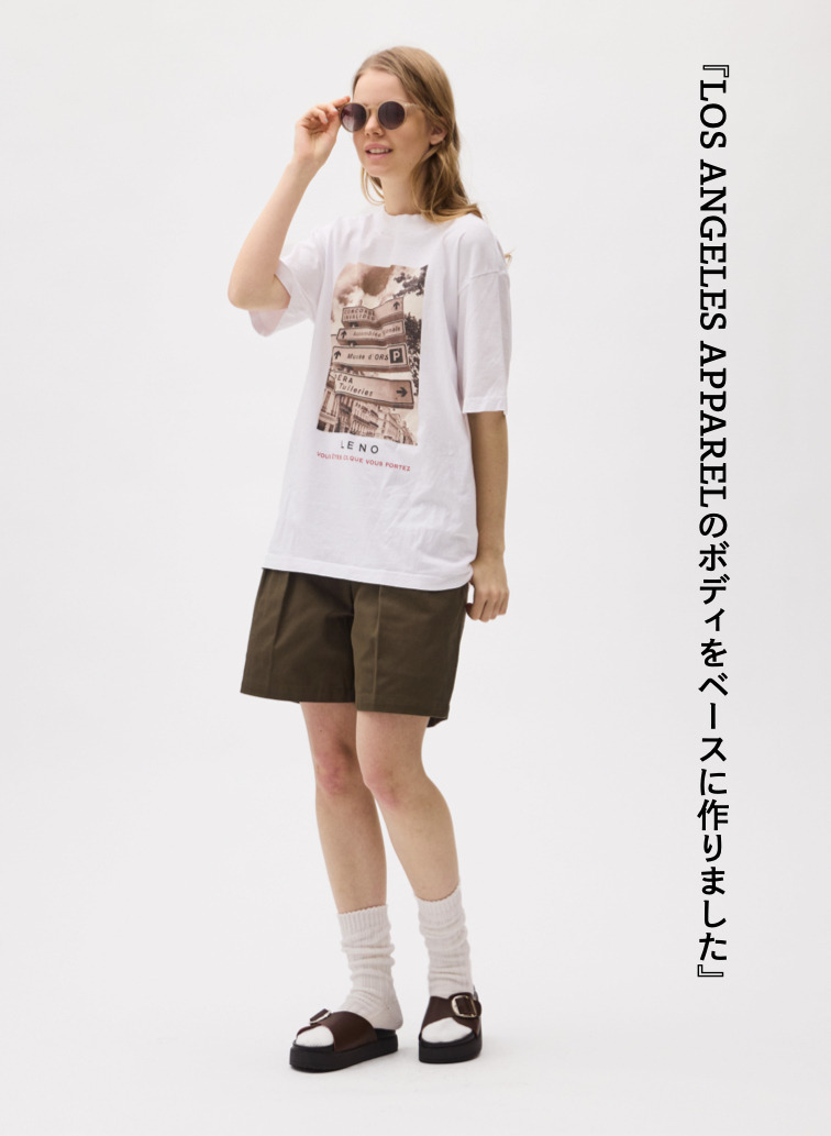 LENO フォトTシャツ 詳細画像 White 2