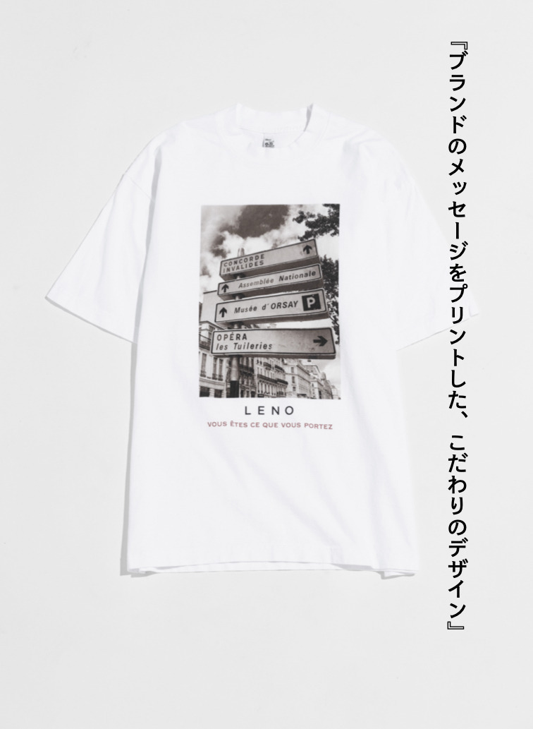 LENO フォトTシャツ 詳細画像 White 4