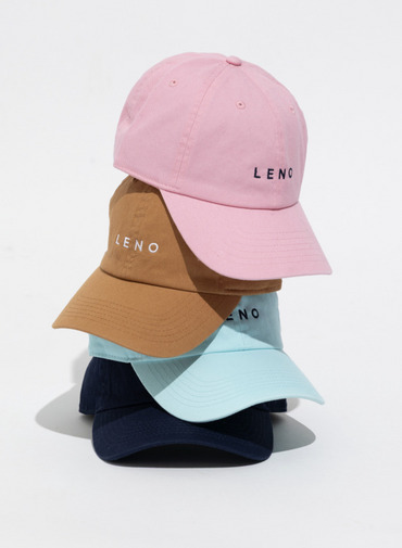 LENO ストーンウォッシュロゴキャップ 詳細画像 Saxe Blue 1