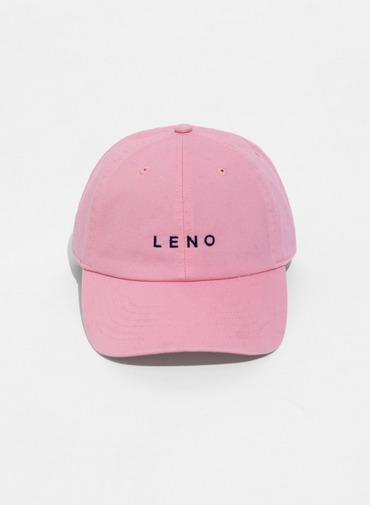 LENO ストーンウォッシュロゴキャップ 詳細画像 Pink 2