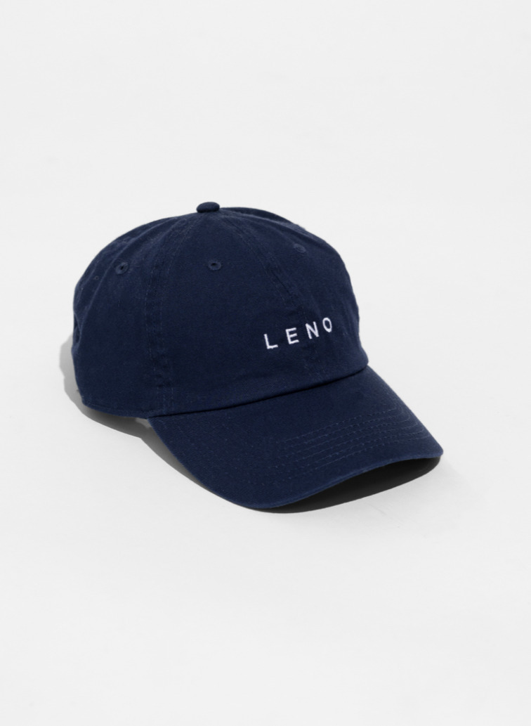 LENO ストーンウォッシュロゴキャップ 詳細画像 Navy 3