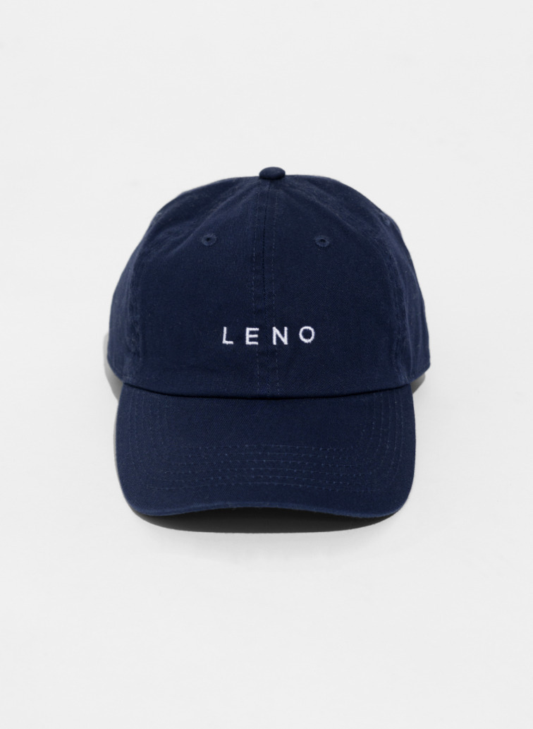 LENO ストーンウォッシュロゴキャップ 詳細画像 Navy 4