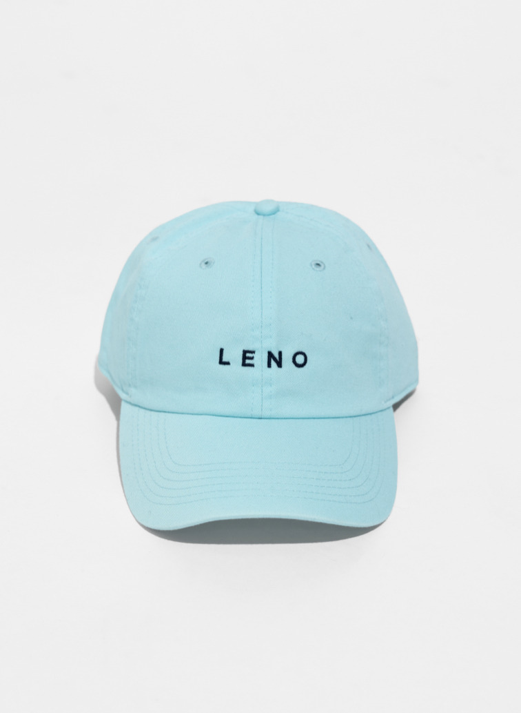 LENO ストーンウォッシュロゴキャップ 詳細画像 Saxe Blue 4