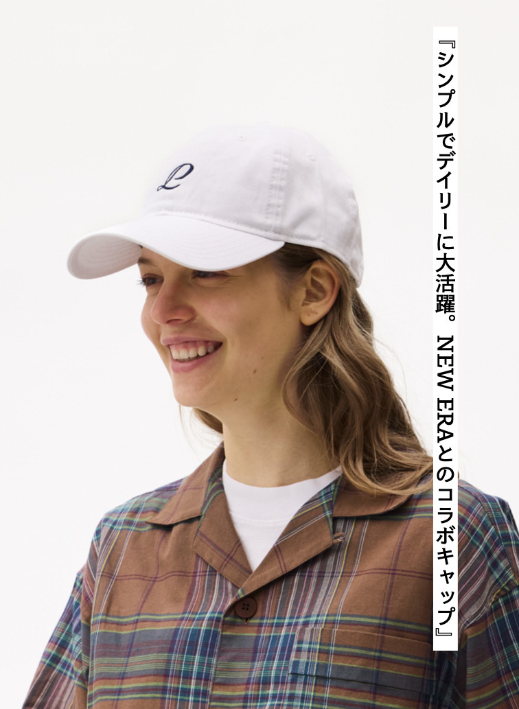 LENO &times; NEW ERA ロゴキャップ 詳細画像 White 1
