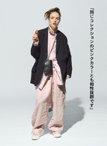 journal standard luxe &times; CLU&Eacute;L リネンジャケット 詳細画像 Black 3