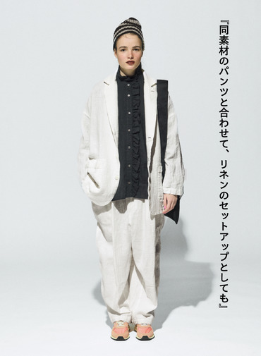 journal standard luxe &times; CLU&Eacute;L リネンジャケット 詳細画像 White 2