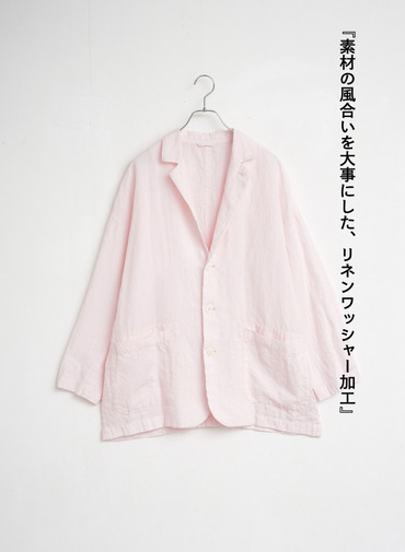 journal standard luxe &times; CLU&Eacute;L リネンジャケット 詳細画像 Pink 4