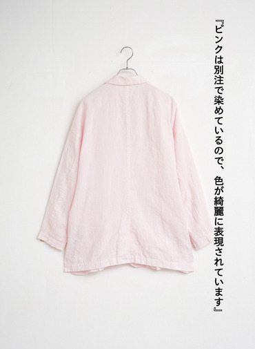 journal standard luxe &times; CLU&Eacute;L リネンジャケット 詳細画像 Pink 5
