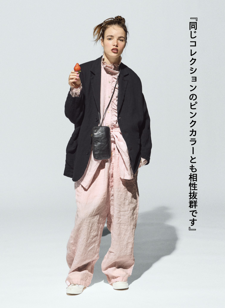 journal standard luxe &times; CLU&Eacute;L リネンジャケット 詳細画像 Black 3