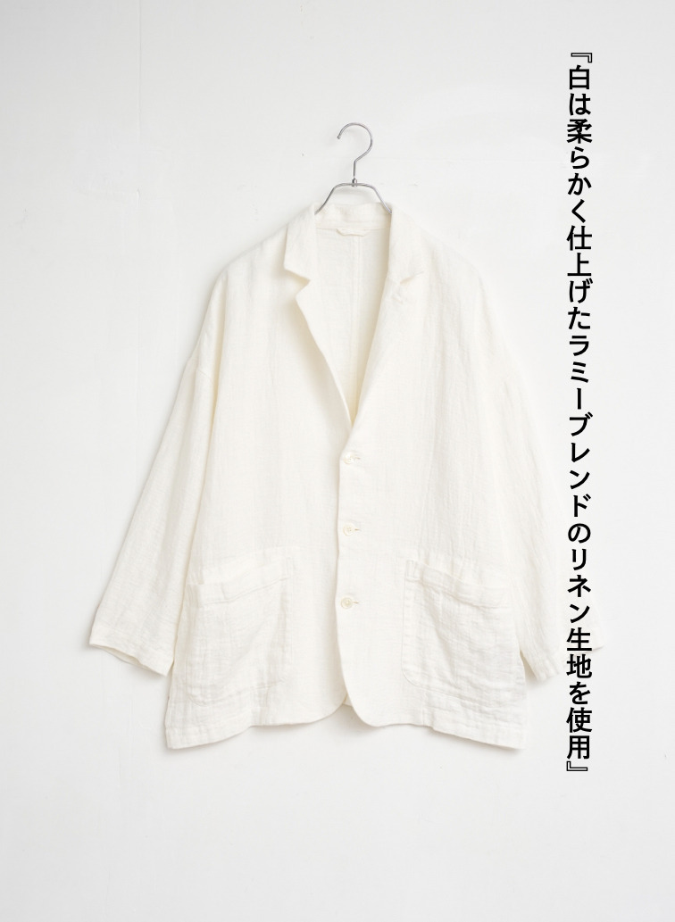 journal standard luxe &times; CLU&Eacute;L リネンジャケット 詳細画像 White 4