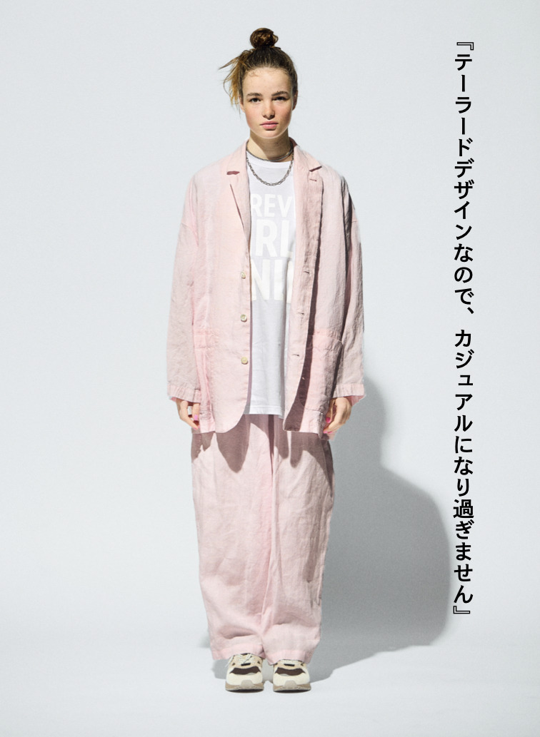 journal standard luxe &times; CLU&Eacute;L リネンジャケット 詳細画像 Pink 3