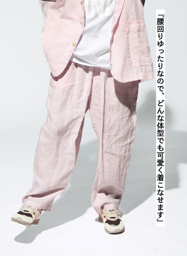 journal standard luxe × CLUÉL リネンイージーパンツ