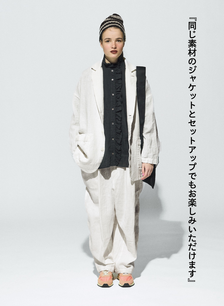 journal standard luxe &times; CLU&Eacute;L リネンイージーパンツ 詳細画像 White 4