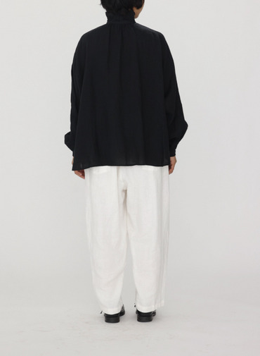 journal standard luxe &times; CLU&Eacute;L リネンフリルブラウス 詳細画像 Black 10