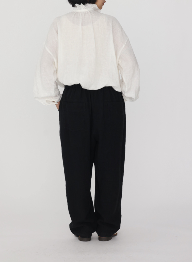 journal standard luxe &times; CLU&Eacute;L リネンフリルブラウス 詳細画像 White 9