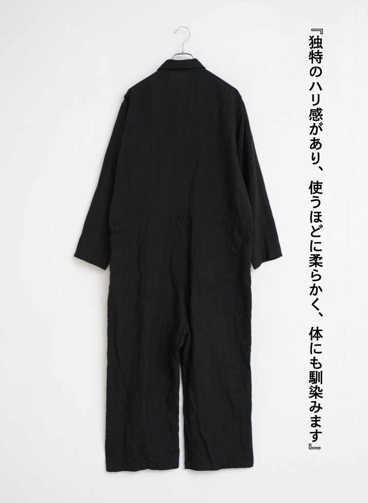 journal standard luxe &times; CLU&Eacute;L リネンオールインワン 詳細画像 Black 5