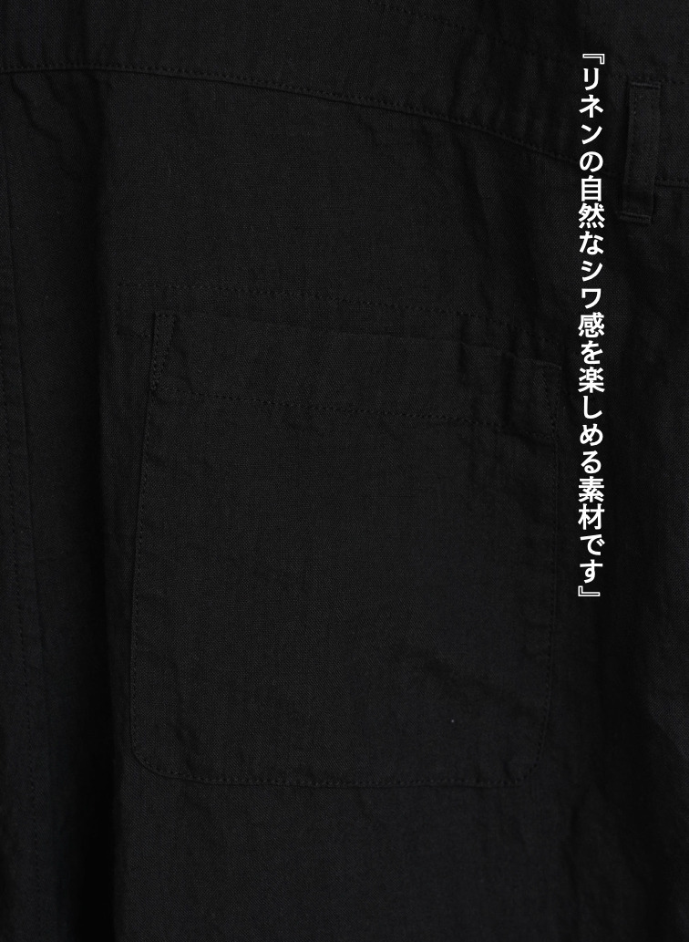 journal standard luxe &times; CLU&Eacute;L リネンオールインワン 詳細画像 Black 6