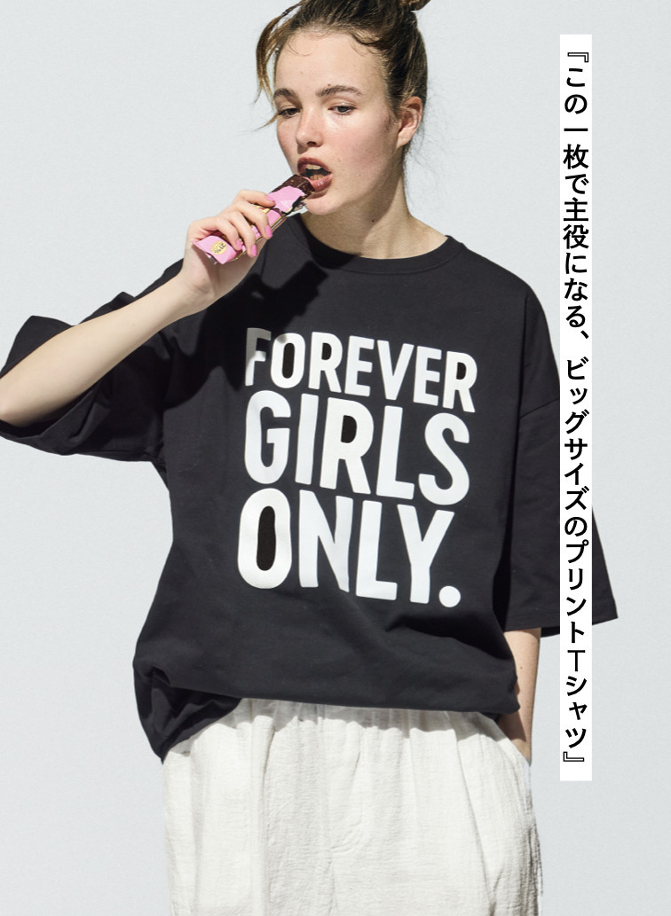 journal standard luxe &times; CLU&Eacute;L プリントビッグTシャツ 詳細画像 Black 1