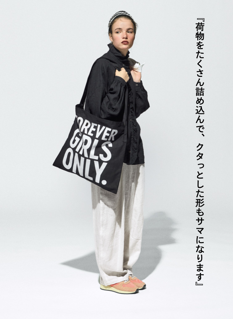 journal standard luxe &times; CLU&Eacute;L キャンバスプリントバッグ 詳細画像 Black 2