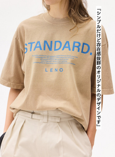 LENO スタンダードTシャツ 詳細画像 Beige 2