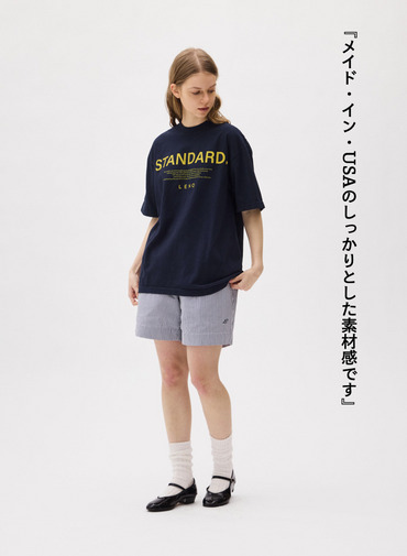 LENO スタンダードTシャツ 詳細画像 Navy 2