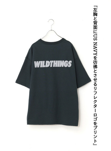 WILD THINGS 半袖スウェット 詳細画像 Green 2