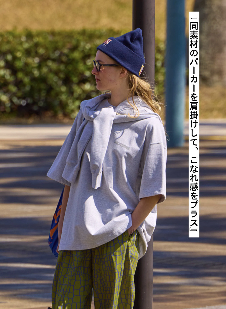 WILD THINGS 半袖スウェット 詳細画像 Gray 2