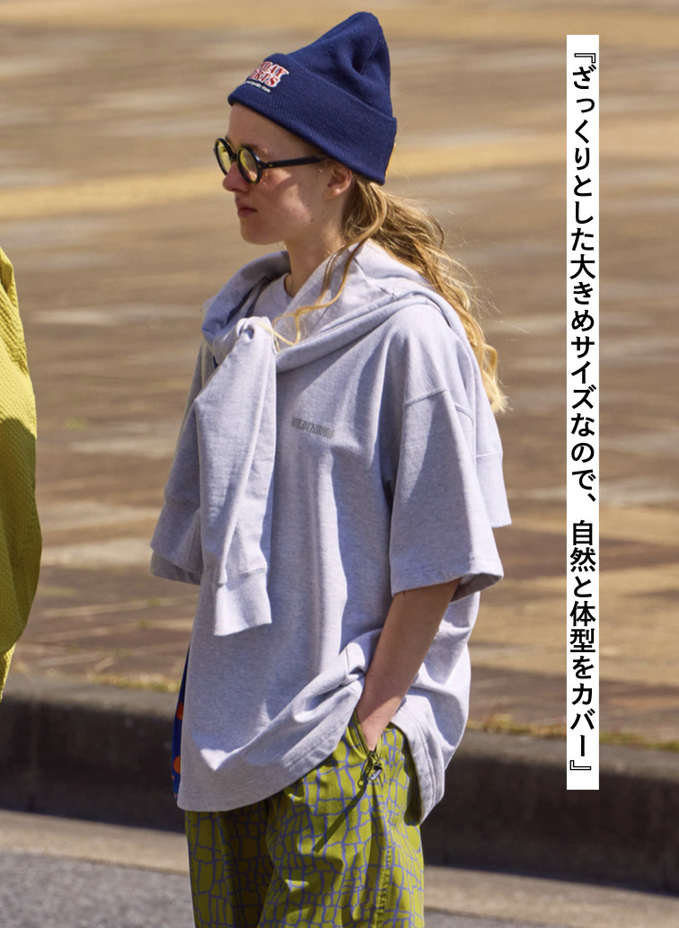 WILD THINGS 半袖スウェット 詳細画像 Gray 3