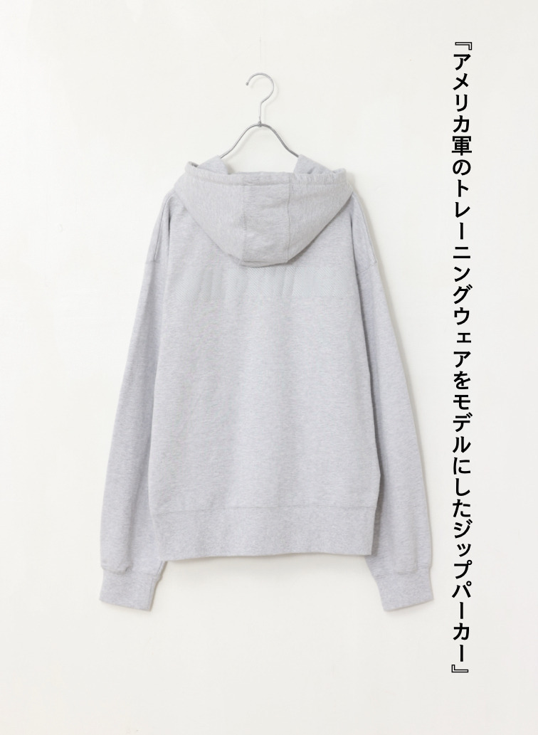 WILD THINGS スウェットジップパーカー 詳細画像 Gray 2