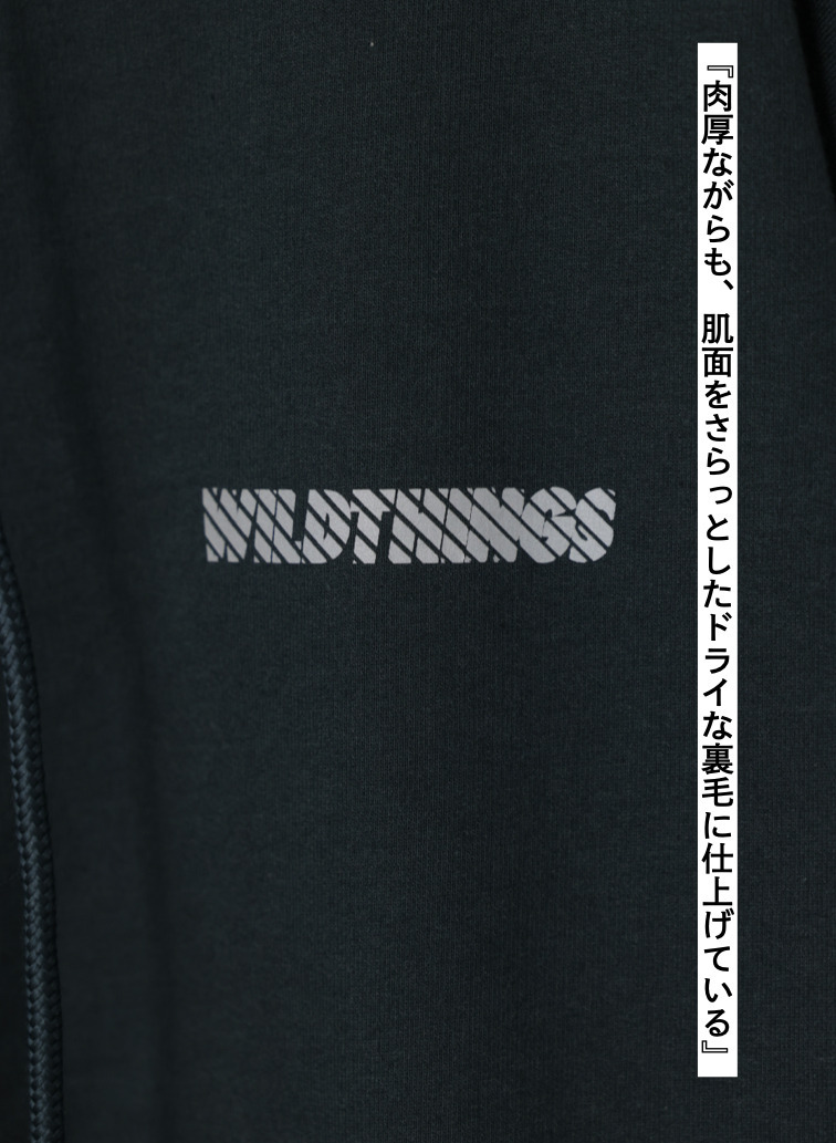 WILD THINGS スウェットジップパーカー 詳細画像 Green 3